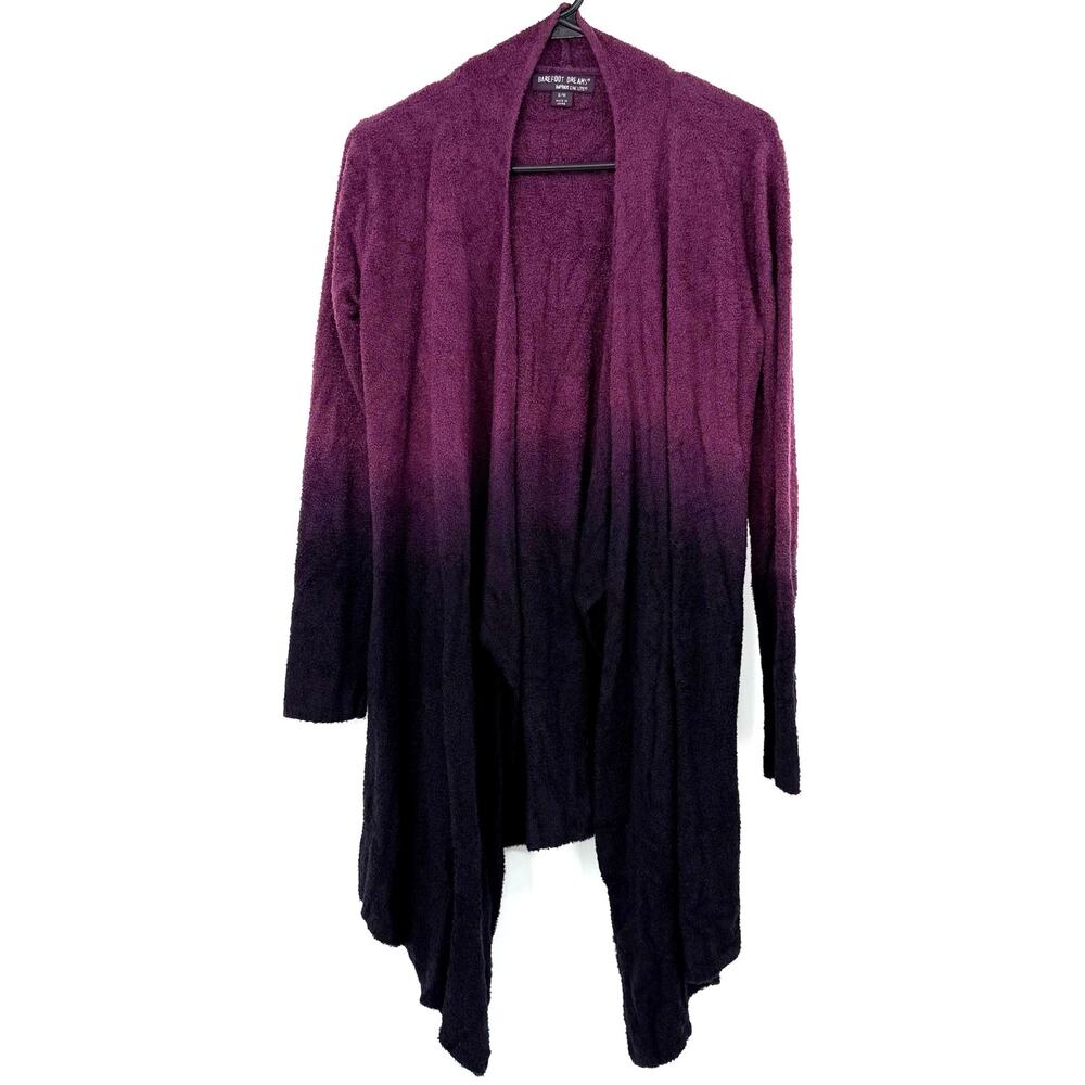 Barefoot Dreams Bamboo‎ Chic Lite Size Small Medium Purple Ombre Sweater